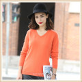 Damenmode Pure Color 100% Kaschmirpullover